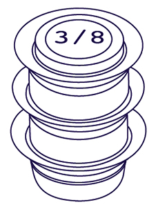 Trebor Plastic Plugs - Triple Seal
